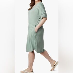 Columbia green PFG dress